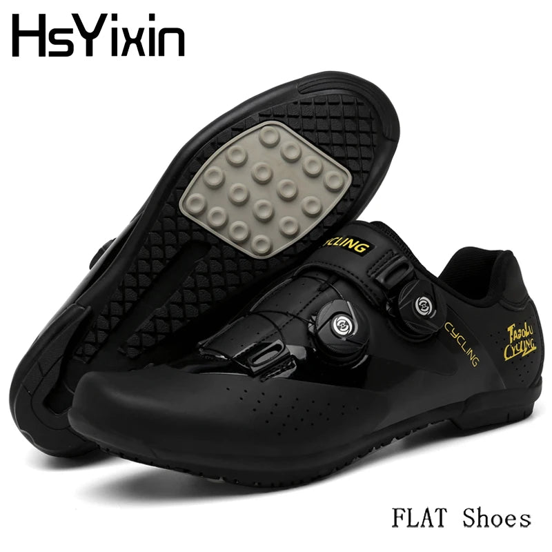 Professional Cycling Shoes Road Bike Men Racing Race Self-locking Speed Bike Sneakers Women Spd Non-slip Flat MTB Cycling Shoes