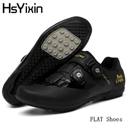 HsYixin MTB Self-locking Cycling Shoes Men Women&