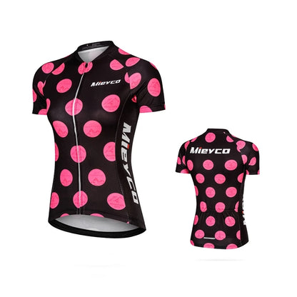 2023 Cycling Jersey Woman Outfits Summer Short Sleeve Clothing Quick Dry Breathable Women&