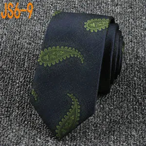 Fashion Ties for Men Accessories 6cm Fashion Business Wedding Classic Silk Tie Blue Black Red Men&