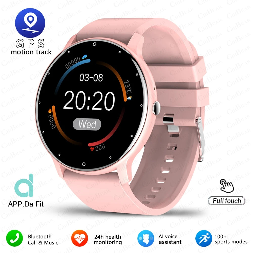 2025 New Sport Smartwatch Men Sports Fitness Wristband IP68 Waterproof Voice Assistant Bluetooth Call SmartWatch For Android IOS