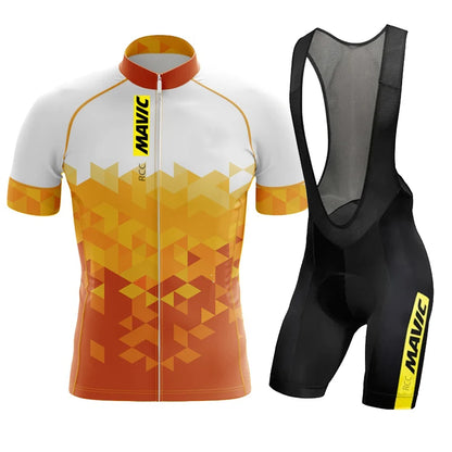 RCC MAVIC Pro Team Cycling Jersey Set Cycling Clothing Summer Road Bike Shirts Suit Bicycle Bib Shorts MTB Ropa Ciclismo Maillot