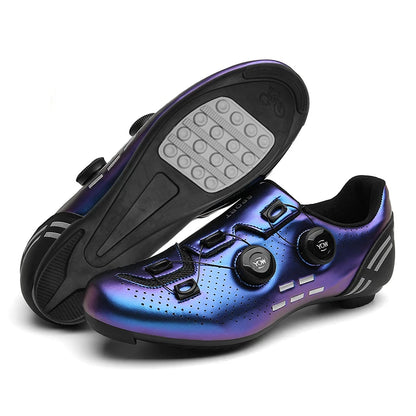 Mens Cycling Shoes Anti-slip Mountain Bike Shoes Unisex Road Cycling Sneakers Racing Shoes Outdoor Womens Bicycle Sneakers Mtb