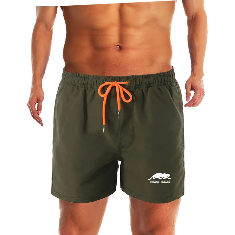 Mens Sexy Swimsuit Shorts Swimwear Men Briefs Swimming Quick Dry Beach Shorts Swim Trunks Sports Surf Board Shorts With Lining