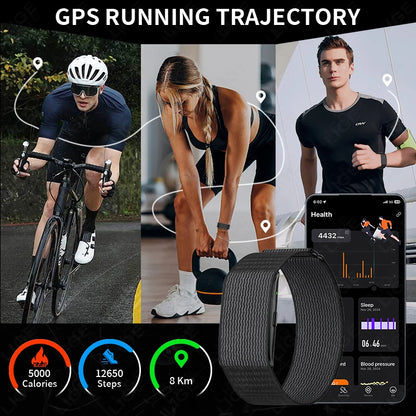 LIGE NO Screen Smart Wristbands With Heart Rate Sleep AI Health Monitor Report Smart Bracelet Incoming Call Notification Watches