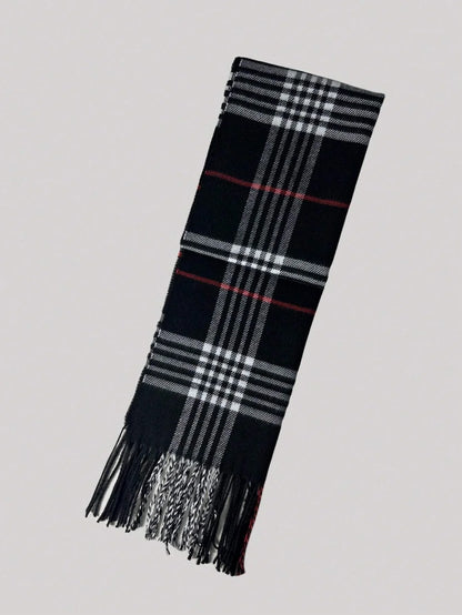 Luxury Brand Cashmere Warm Scarf for Women Design Winter Men Shawl Wrap Pashmina 2025Plaid Female Bufanda Echarpe Foulard