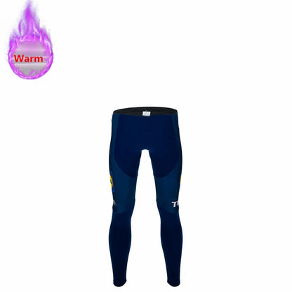 2026 Lidl Team Winter Thermal Fleece Cycling Jersey Set Sports Bike Suit Mountian Bicycle Clothing Ropa Ciclismo Invierno Hombre
