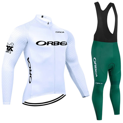 Winter  Bike Jacket Cycling Jersey Pants Set Men Women Warmth Fleece Ropa Ciclismo Team Pro Bicycle Clothing