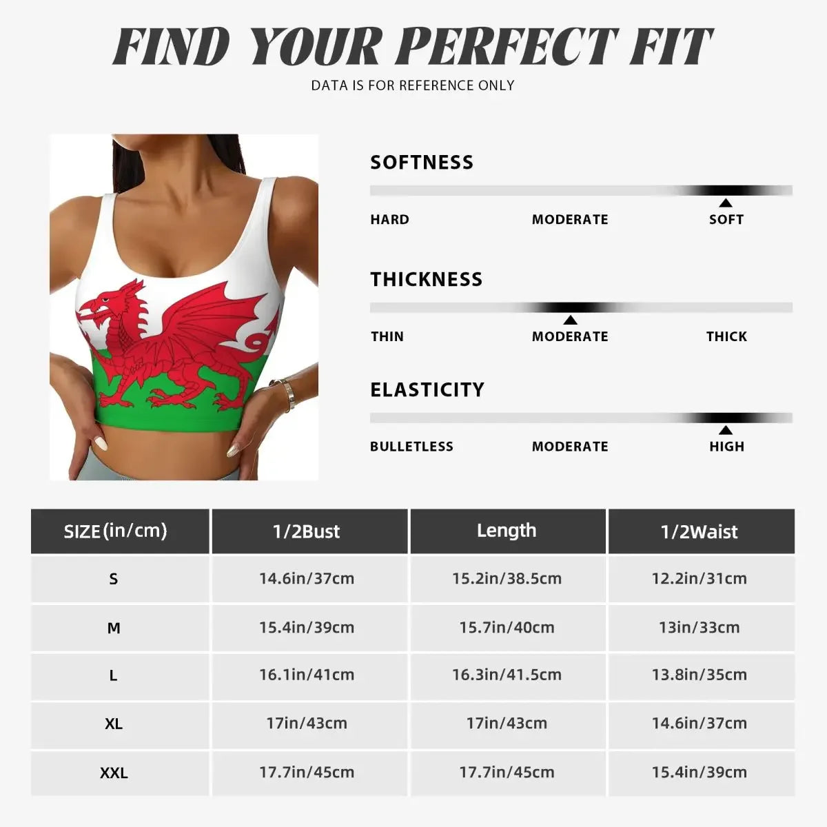 Women Sexy Sports Vest Wales Flag Female Streetwear Sport Lingerie Tee Crop Top
