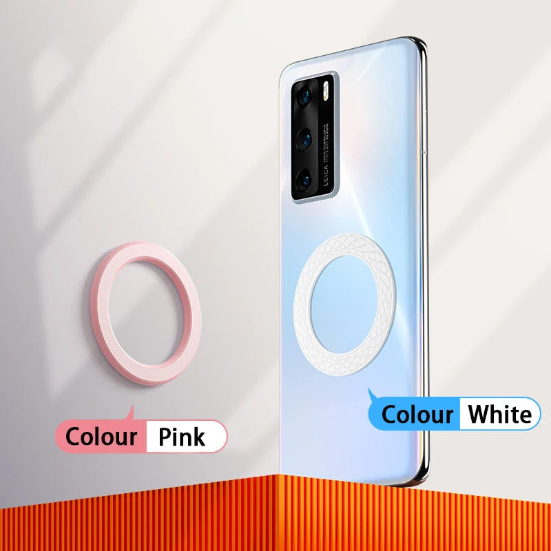 2025 New Universal Magnetic Metal Plate Ring Holder For iPhone 16 15 14 Magnet Wall Mobile Phone Holder Magnetic Car Phone Stand