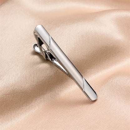 Minimalist Tie Clip For Men Tie Clip To Man Shirt Business Party Gift Box Jewelry Men&