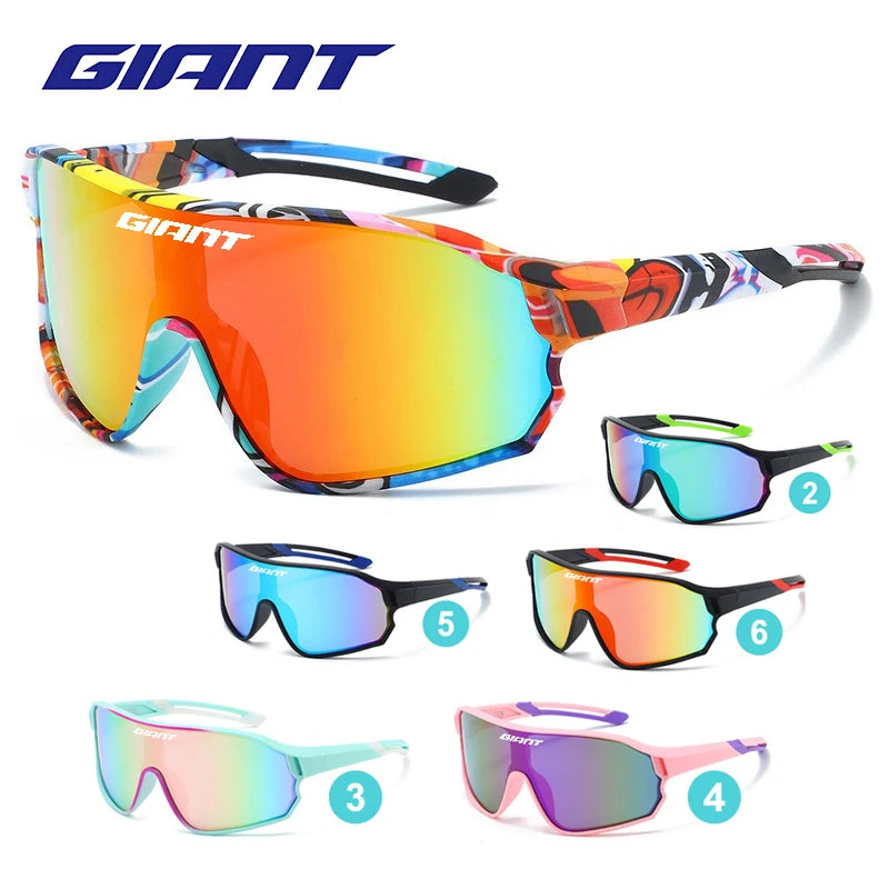 GIANT Cycling Glasses UV400 Anti Fog REVO Lenses HD Clarity MTB/Road Bike sunglasses  men and women
