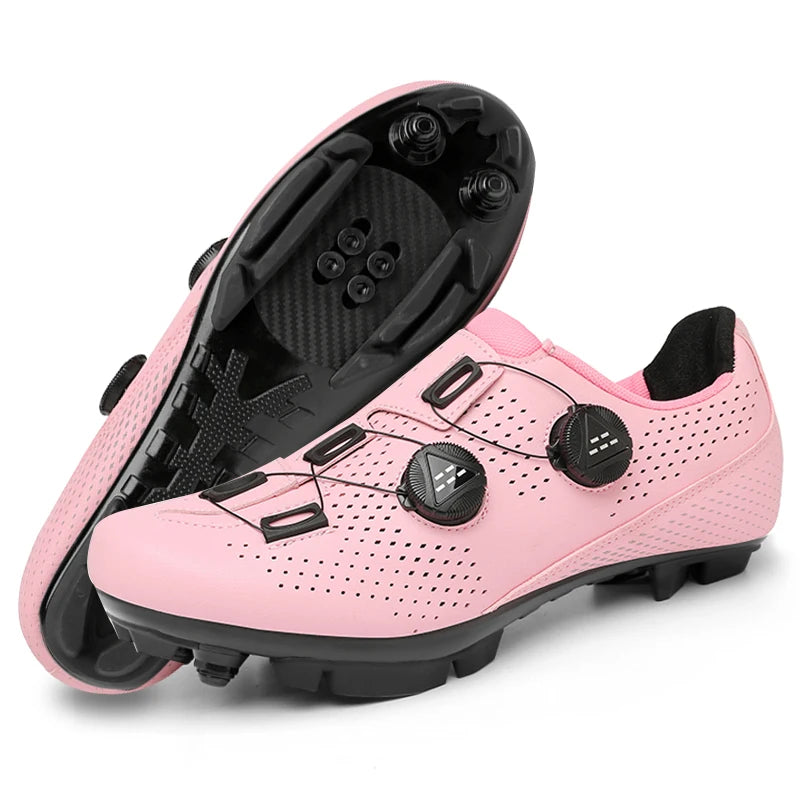 MTB Cycling Shoes for Men Dirt Bike Sneakers Cleat Racing Mountain Biking Footwear