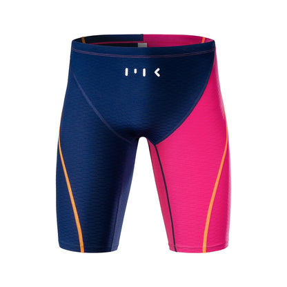Men‘s Swimming Trunks Swimsuit Jammer Endurance Athletic Training Swimsuit Racing  Shorts Swimwear Men Swim Jammers Brief