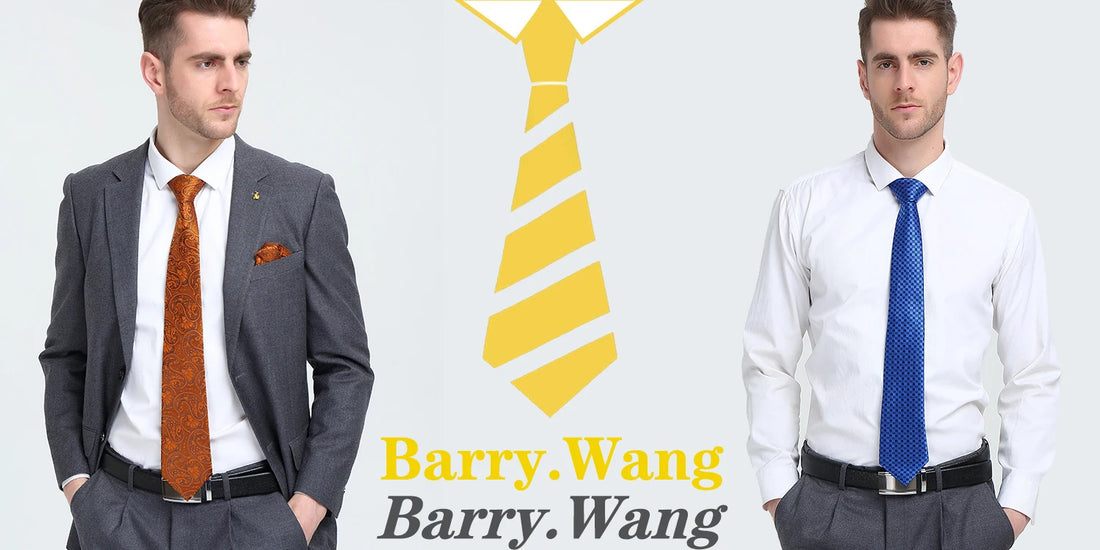 Barry.Wang Jacquard Water Duck Blue Men&