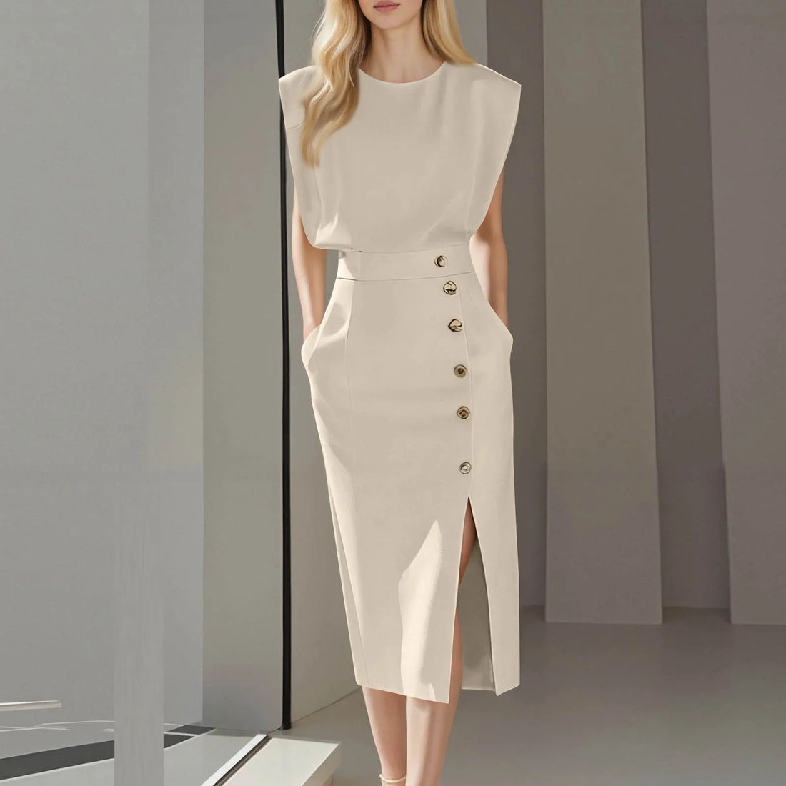 White Formal Dresses For Women Autumn Dress Elegant Dress Kochi Office Ladies Dress For Women Formal Clothing Dressy French Dres