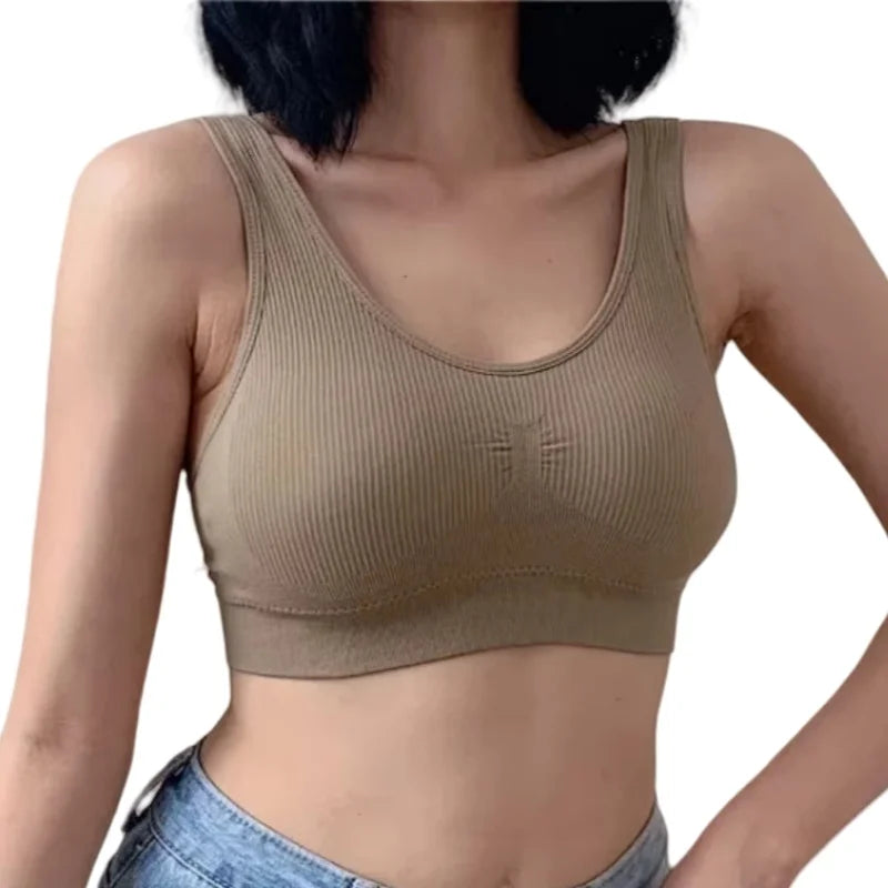 Seamless Bras Women Push-Up Bra Top Female Sport Underwear Comfort Tops Non-wire Padded Bralette Sexy Lingerie M-L Intimates