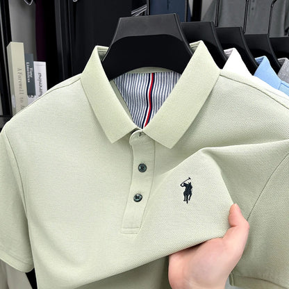 100% pure cotton short sleeved men&