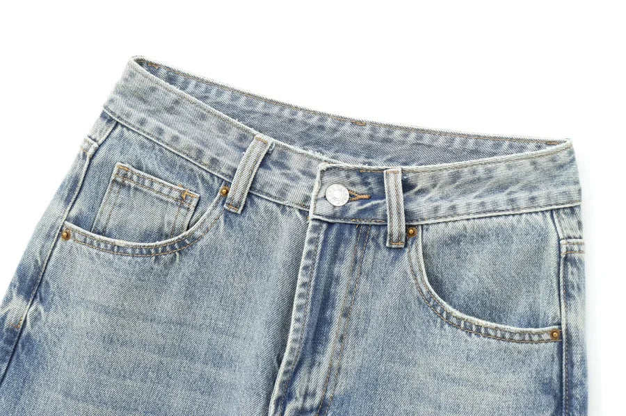 ETJ Wide-leg high-waisted jeans  women&
