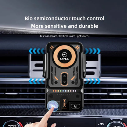 Car Accessories Phone Holder  Wireless Charger Gravity Sensing Auto Grip Universal Bracket For Opel Astra Insignia Vivaro Corsa