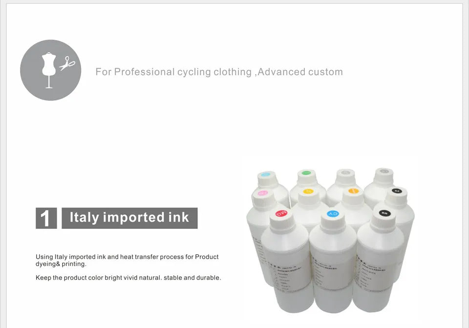Winter Thermal Fleece Cycling Jersey Set Tour De Italy D&