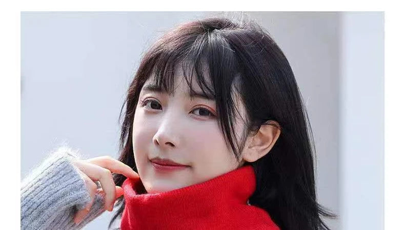 Knitted Neck Warmer Sports Scarf Fashion Soft Women Men Face Cover Winter Skating Running Hiking Scarves Thick Cold-proof Collar