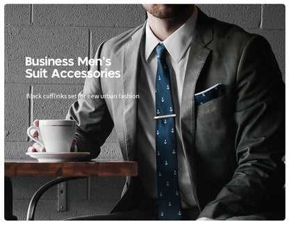 Minimalist Tie Clip For Men Tie Clip To Man Shirt Business Party Gift Box Jewelry Men&