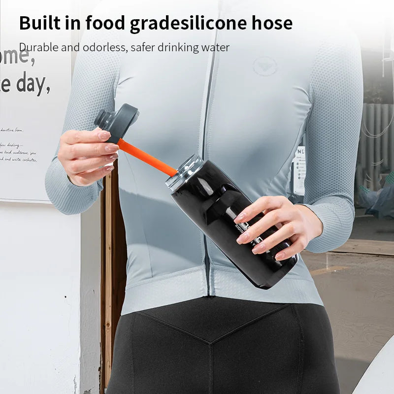 TOSUOD Stainless Steel Insulated Water Cup 550ML 304 Steel Cycling Water Kettle Easy To Carry Keep Warm And Cold Bottle