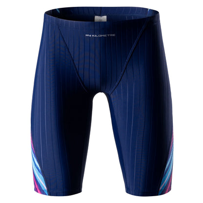 Men‘s Swimming Trunks Swimsuit Jammer Endurance Athletic Training Swimsuit Racing  Shorts Swimwear Men Swim Jammers Brief