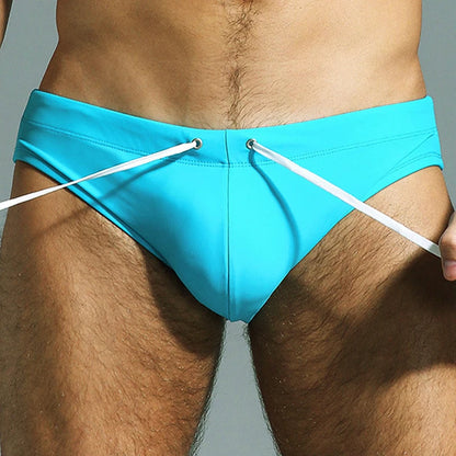 Mens Swimwear Sexy Briefs Swimsuits Trunks Beachwear Summer Surf Board Wear Men Swimming Brief Bikini Underwear Spa Underpants