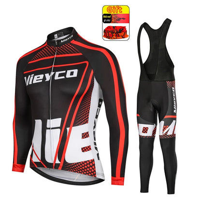Pro Team Cycling Clothing Kit for Men, Racing Road Bike Clothes, MTB Uniform, Complete Bicycle Outfit, Skinsuit, 2025