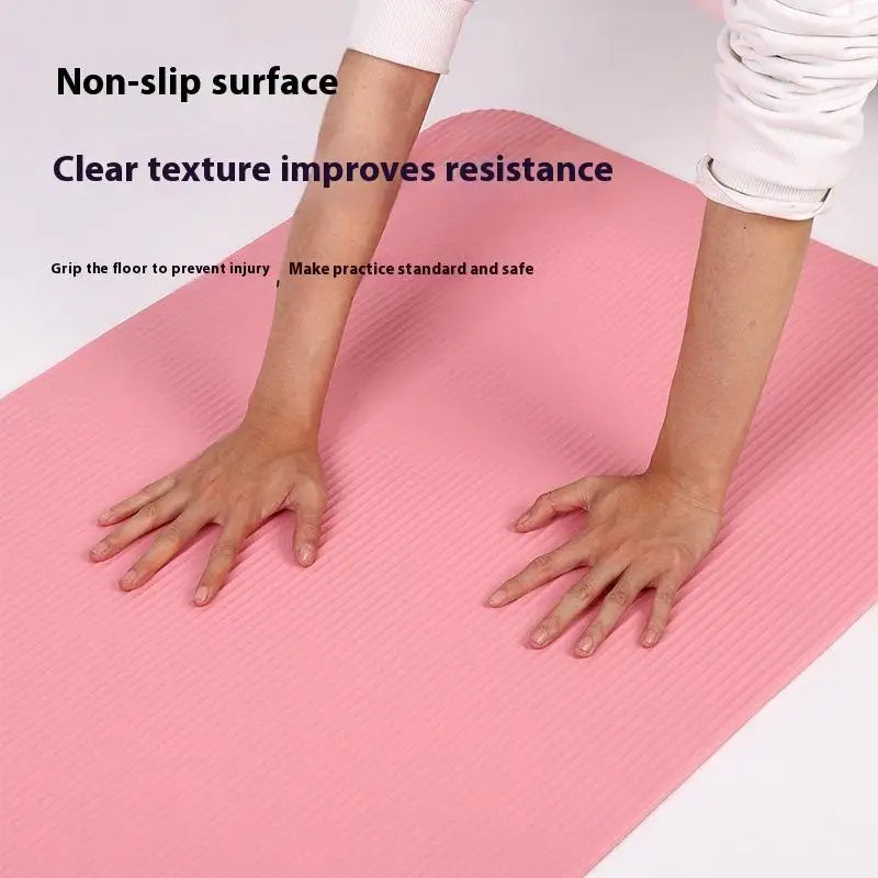 1PC 3MM Thick Sports Fitness Mat for Exercise, Anti-slip EVA Foam Yoga Mat for Pilates and Gymnastics