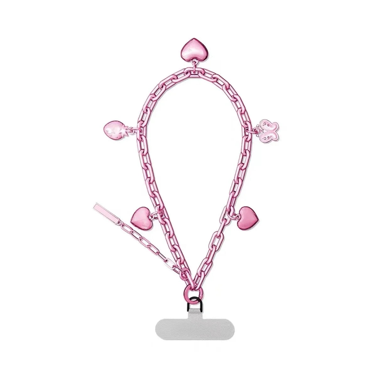 DIY Mobile Phone Accessories Hook Sticker Phone Charm Lanyard Pendant for iPhone for Galaxy Case Decoration