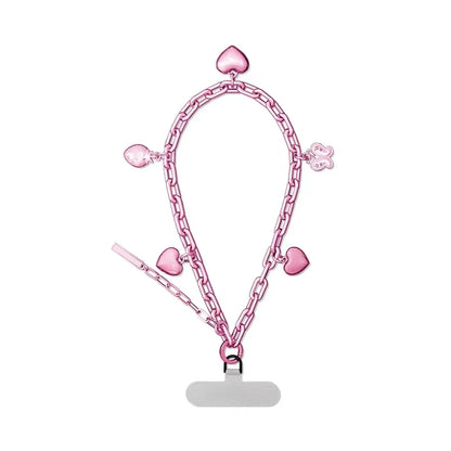 DIY Mobile Phone Accessories Hook Sticker Phone Charm Lanyard Pendant for iPhone for Galaxy Case Decoration