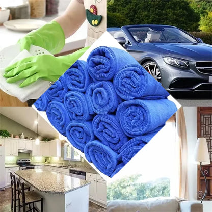 20Pcs Microfiber Towels Car Wash Drying Cloth Towel Household Cleaning Cloths Auto Detailing Polishing Cloth Home Clean Tools