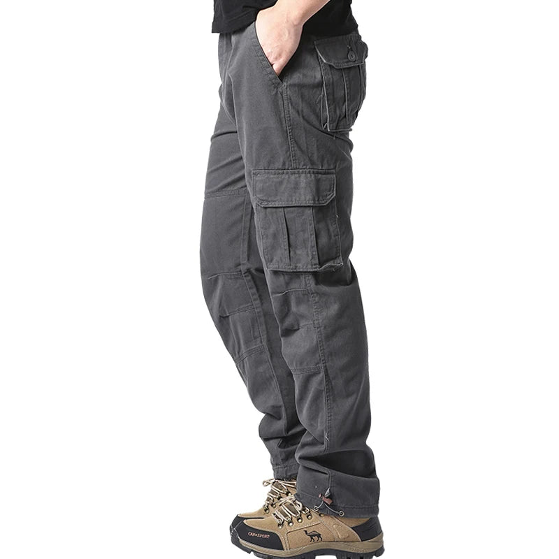 Large Pocket Loose Overalls Men&
