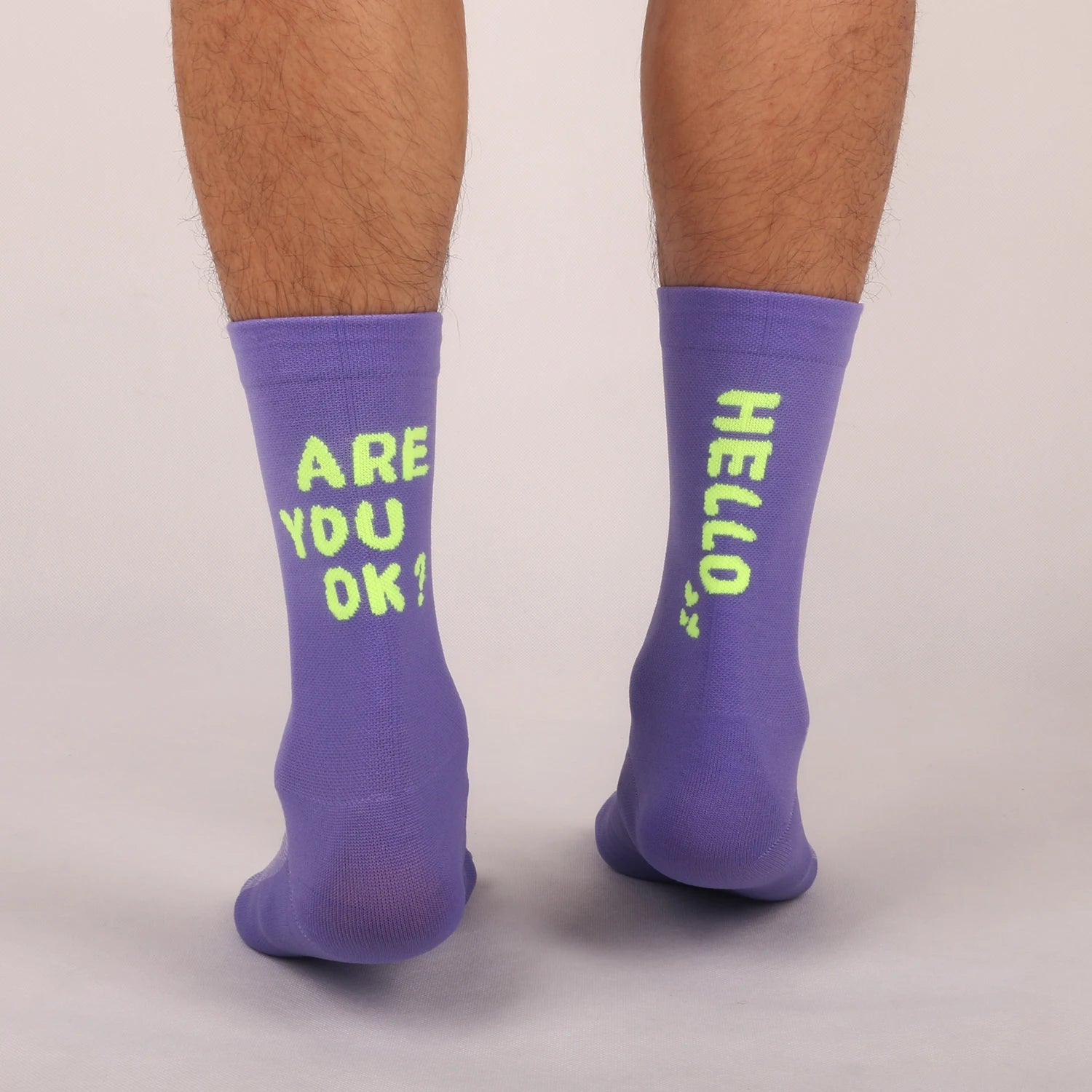 Summer New Internet Celebrity Cycling Socks Bicycle Sports Breathable Quick-Drying Sweat-Absorbent High-Elastic Men&