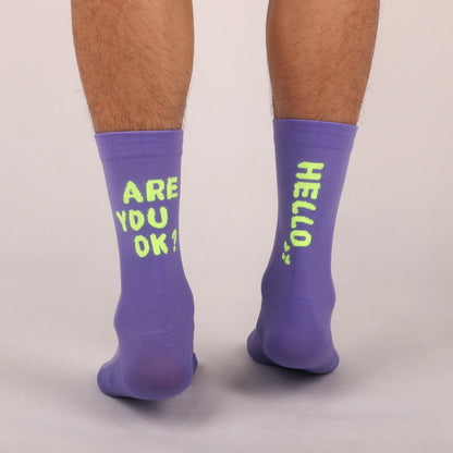 Summer New Internet Celebrity Cycling Socks Bicycle Sports Breathable Quick-Drying Sweat-Absorbent High-Elastic Men&