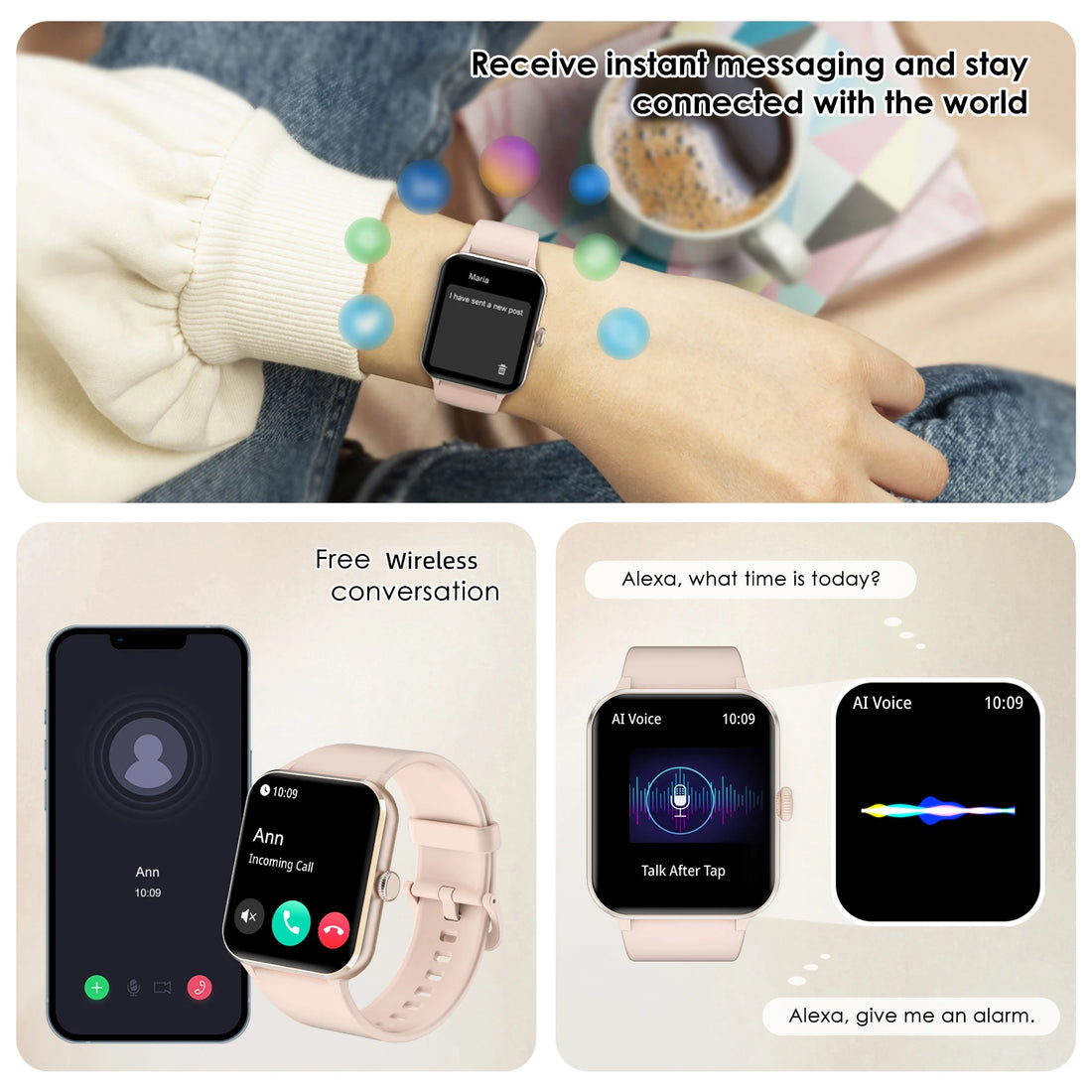 Blackview Waterproof R50 Smart Watch 1.85&
