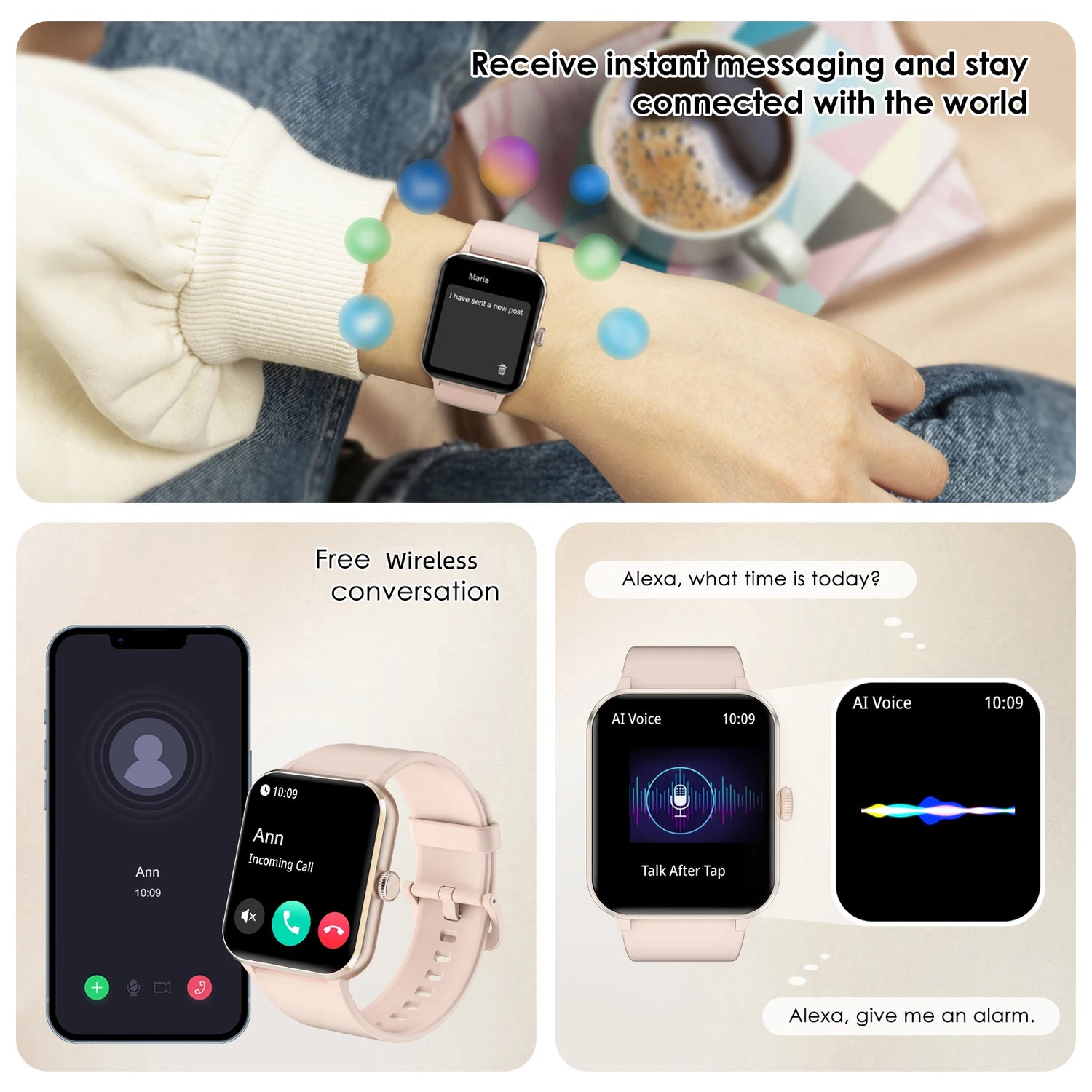 Blackview Waterproof R50 Smart Watch 1.85&
