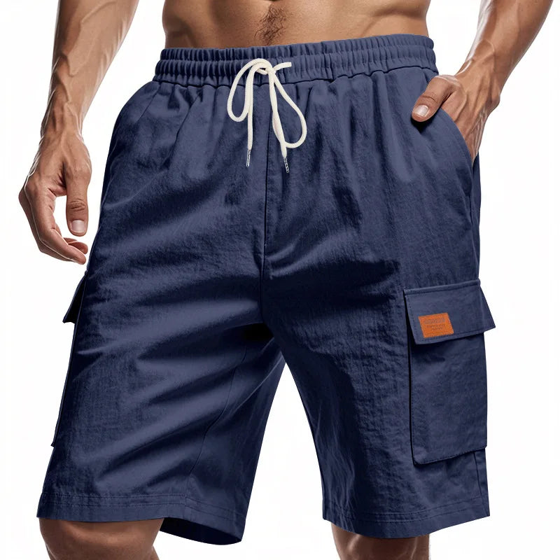 2026 Cross-border linen shorts men&