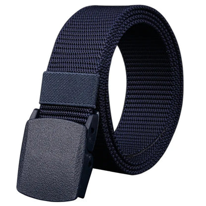Military Men Belt 2024 Army Belts Adjustable Belt Men Outdoor Travel Tactical Waist Belt with Plastic Buckle for Pants 120cm