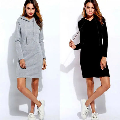 Faionable Hoodie Long Sve Dr Women&
