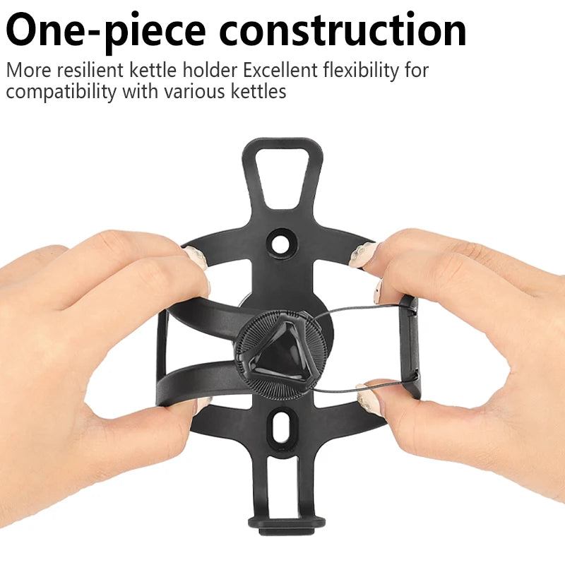 Universal Adjustable Bike Bottle Cage 68-90mm ATWEINA Water Bottle Holder with Integrated AirTag Case