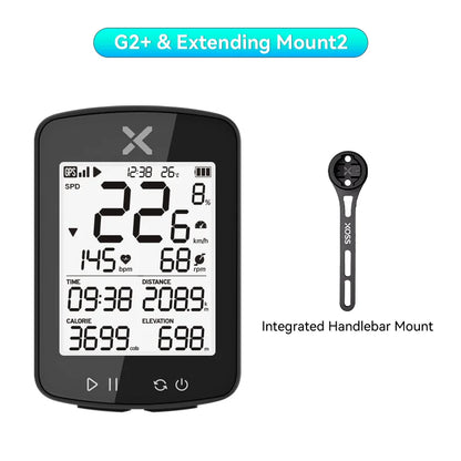 XOSS G2+ GPS Cycling Computer G Plus Bicycle Odometer G+ Gen.2 Wireless Speedometer Bluetooth Tracker Waterproof Road Bike MTB