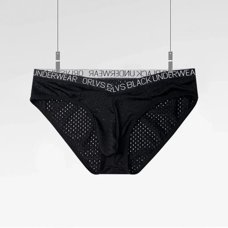 New sports fitness briefs, panties, mesh breathable triangle shorts OR6299