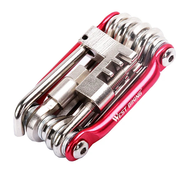 WEST BIKING 11 in 1 Bicycle Repair Tool Multifunction Bicycle Repair Set MTB Road Bike Repair Tools Kit Wrench Screwdriver