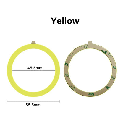 Universal Magnetic Mobile Phone Ring for Magsafe Accessories Metal Sticker Wireless Charger Iron Plate Sheet for iPhone 12 13 14