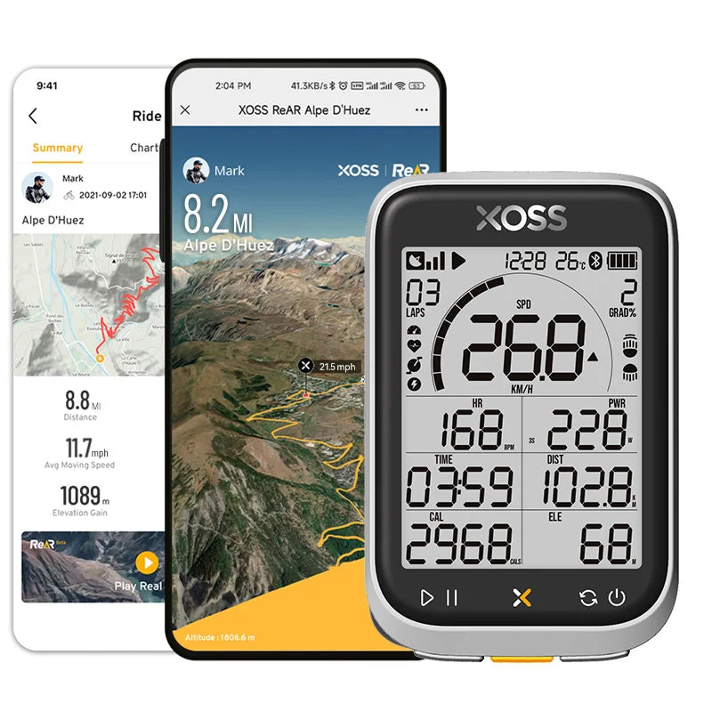 XOSS New G3 Gen3 GPS Cycling Computer Speedometer Bluetooth Tracker Waterproof Road Bicycle Cadence Speed Bicycle Odometer