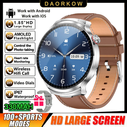 T-REX New 2in1 Smartwatch Tracker Compass Built in Headphones Bluetooth Call Smartwatch Health Monitor Fitness Men Sports Watch